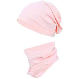 TupTam Kinder Beanie Mütze Schlauchschal Set rosa