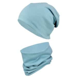 TupTam Unisex Kinder Beanie Mütze Schlauchschal Set mint