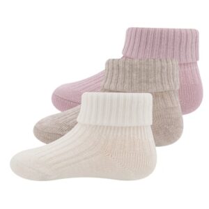 Ewers Socken Rippe mit Umschlag 3er-Pack