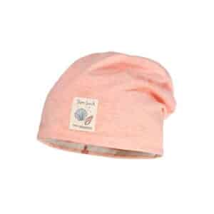 Maximo Beanie garnelemelange-weiß/peach-maritim