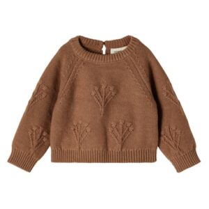 Lil'Atelier Strickpullover Nbfrubina Woodsmoke