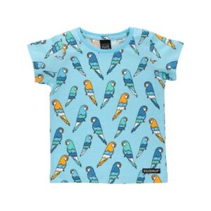 Villervalla Shirt Kurzarm Budgie LGT Aruba blau