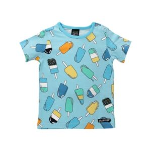 Villervalla Shirt Kurzarm Popsicle LGT Aruba blau