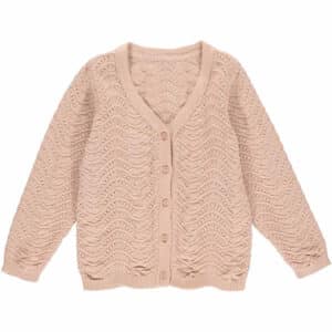 Müsli Strickjacke Spa rose