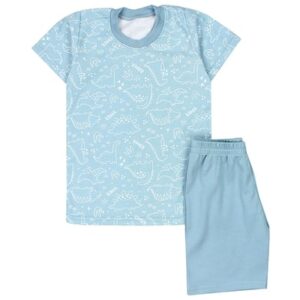 TupTam Kinder Jungen Pyjama Set Kurzarm 2-teilig Sommer mint