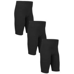 TupTam Mädchen Leggings Kurz Radlerhose 3er Pack schwarz