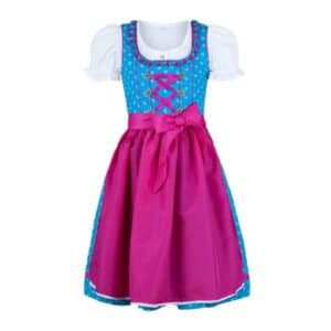 Nübler Kinderdirndl 3-teilig Emilia Türkis