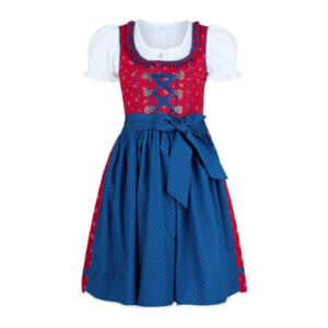 Nübler Kinderdirndl 3-teilig Tamira Rot