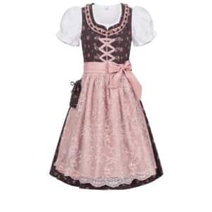 Nübler Kinderdirndl 3-teilig Rosalie Bordeaux