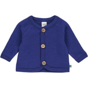 Fred's World Fleecejacke aus Merinowolle Deep blue