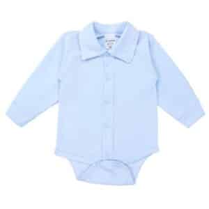 TupTam Baby Jungen Langarm Kurzarm Body mit Kragen blau