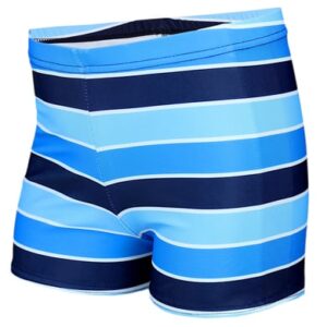 Aquarti Jungen Badehose Gestreift mit Motiven türkis