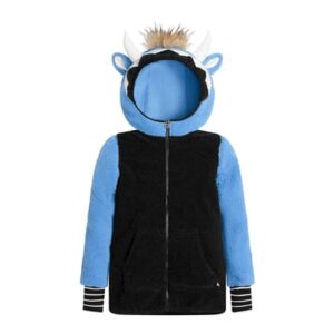 WeeDo Teddy Fleecejacke WILD THING blue