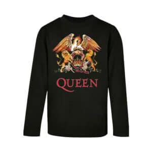 F4NT4STIC Longsleeve Shirt Queen Classic Crest schwarz