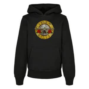 F4NT4STIC Basic Kids Hoodie Guns 'n' Roses Vintage Classic Logo Black schwarz