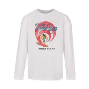 F4NT4STIC Longsleeve Shirt The Beach Boys- Surfer '83 Vintage weiß