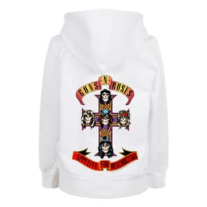 F4NT4STIC Basic Kids Hoodie Guns 'n' Roses Appetite For Destruction weiß