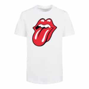 F4NT4STIC Basic Kids Tee The Rolling Stones Classic Tongue weiß