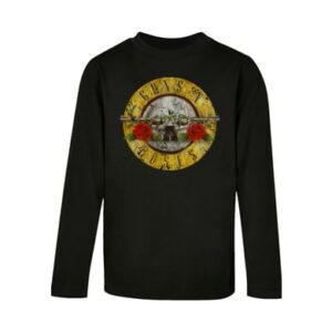 F4NT4STIC Longsleeve Shirt Guns 'n' Roses Vintage Classic Logo Black schwarz