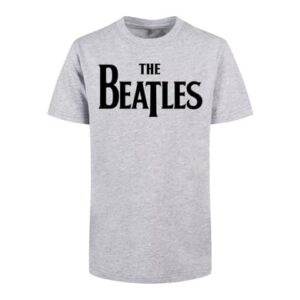 F4NT4STIC Basic Kids Tee The Beatles Drop T Logo heathergrey