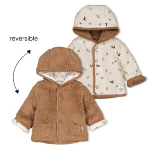 Feetje Wendejacke Little Forest Friends Taupe