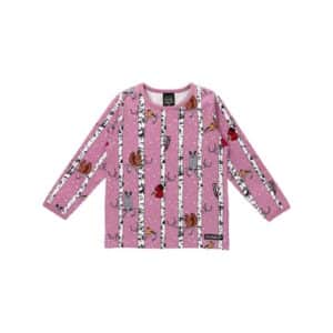 Villervalla Shirt Langarm Woodpecker rosa