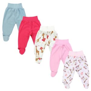 TupTam Baby Hose mit Fuß 5er Pack rosa/pink