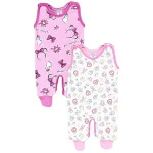 TupTam Baby Strampler Gemustert 2er Set rosa