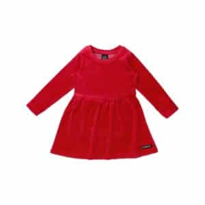 Villervalla Kleid Velours VELOUR ROSEHIP