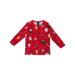 Villervalla Shirt Langarm Winterzauber WINTER MAGIC ROSEHIP