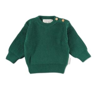 Hofbrucker Oversize Baby Strickpulli Lara Waldgrün