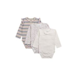 Hust & Claire Langarmbody Blue White sand 3er Pack