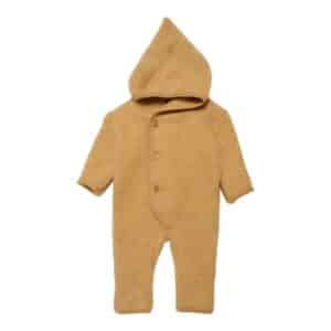 HUTTEliHUT Babyoverall BILLIE Button Fleece Ocre