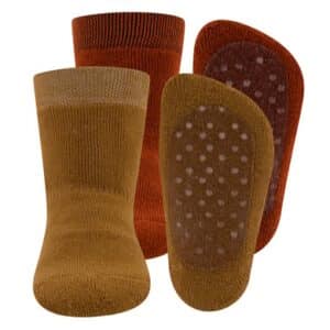 Ewers Stoppersocke 2er Pack honig/kupfer