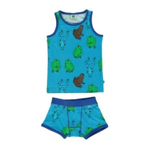 Smafolk Unterwäsche-Set Frosch ocean blue