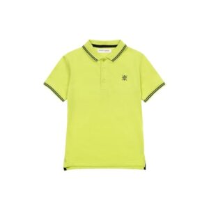 MINOTI Poloshirt mit Kontrastelementen Grün