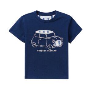 OVS T-Shirt Embro Car Midnight Navy