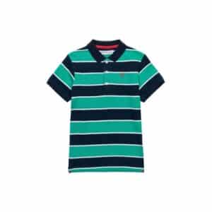 MINOTI Poloshirt Grün/Dunkelblau