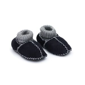 kindsgard Babylammfell Schuhe stovly blau