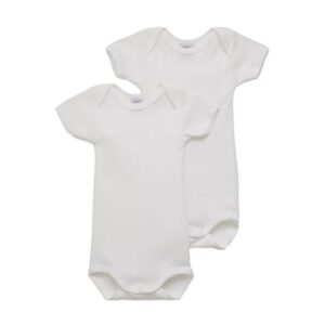 Petit Bateau 2 Bodies weiss kurzarm