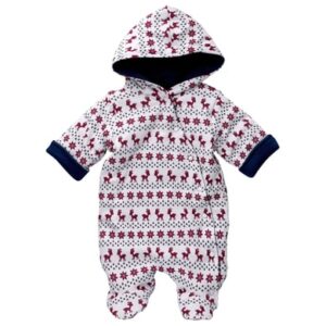 Baby Sweets Schneeanzug Little Reindeer weiß navy braun