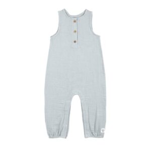 LÄSSIG Musselin Jumpsuit blau