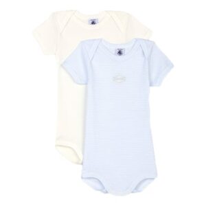 Petit Bateau 2-Pack Bodies gelb/blau