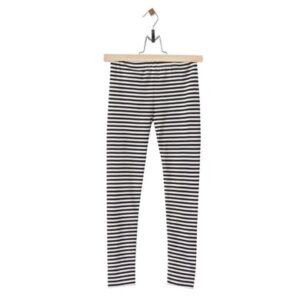hibboux® Pyjama Hose Forest Black&White Stripe