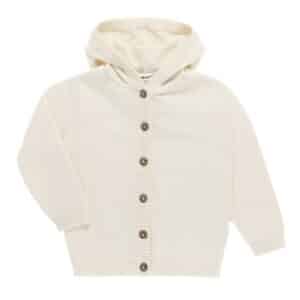 kindsgard Strickjacke mit Kapuze strikka creme