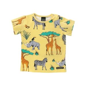 Villervalla Shirt Kurzarm Safari Lemon gelb