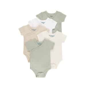 kindsgard Wickelbody trunder 5er-Pack kurzarm beige