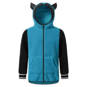 WeeDo Fleecejacke Monster blau_schwarz