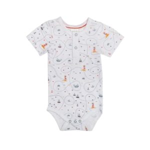 Dimo Tex Babybody kurzarm weiß