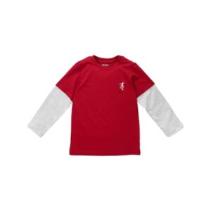 Baby Sweets Shirt Langarm Skater rot grau